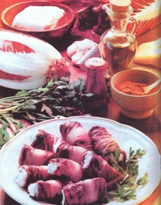 rotolini al radicchio