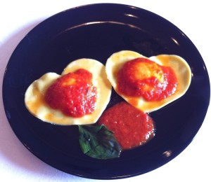 ravioli a cuore