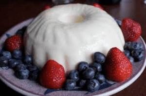 Blancmange, dolce preparato con l’alga  Chondrus crispus