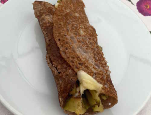 Cannoli di farina di sorgo con zucchine e scamorza